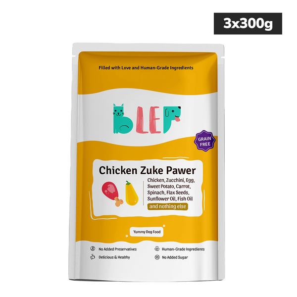 BLEP Chicken Zuke Pawer Dog Wet Food (300g)
