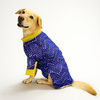 Dogobow Zig Zag Mirror Kurta for Cats & Dogs (Blue) Dogs-Clothing & Accessories Dogobow Dropship