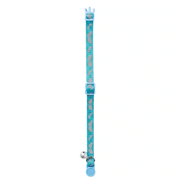 Basil Printed Collar for Cats & Puppies (Blue)