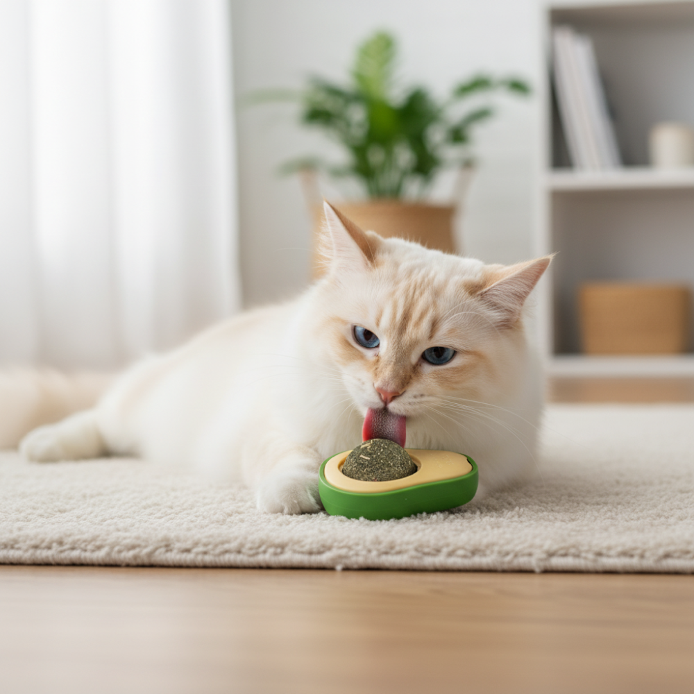 Skatrs Avocado Catnip Ball Toy for Cats Cats-Toys Skatrs