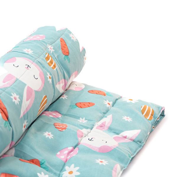Skatrs Bunny Bloom Blanket for Dogs & Cats (Light Blue)