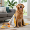 Skatrs Sunshine Snuggle Blanket for Dogs & Cats (Yellow) Both-Bedding, Mats & Travel Supplies Skatrs
