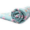 Skatrs Bunny Bloom Blanket for Dogs & Cats (Light Blue) Both-Bedding, Mats & Travel Supplies Skatrs