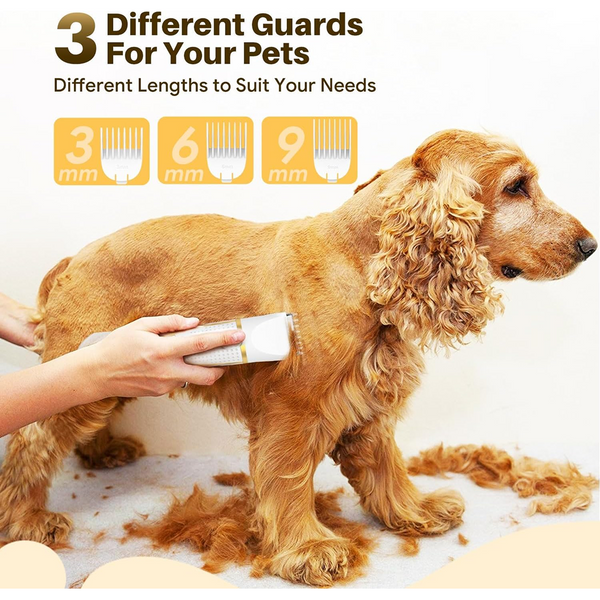 Boltz 4 in 1 IPX7 Waterproof Electric Cordless Trimmer with Nail Grinder for Dogs and Cats