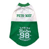Pets Way Boston Barkball Tshirt for Dogs (Green/White) Dogs-Clothing & Accessories Pets Way Dropship