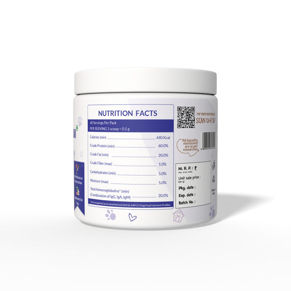 HYE Pets Bovine Colostrum Powder for Dogs & Cats