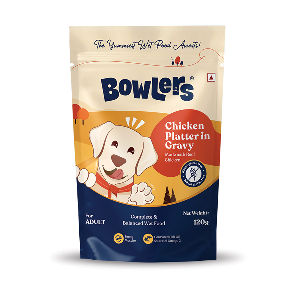 Bowlers Chicken Recipe in Gravy Dog Wet Food Dogs-Wet Food Bowlers