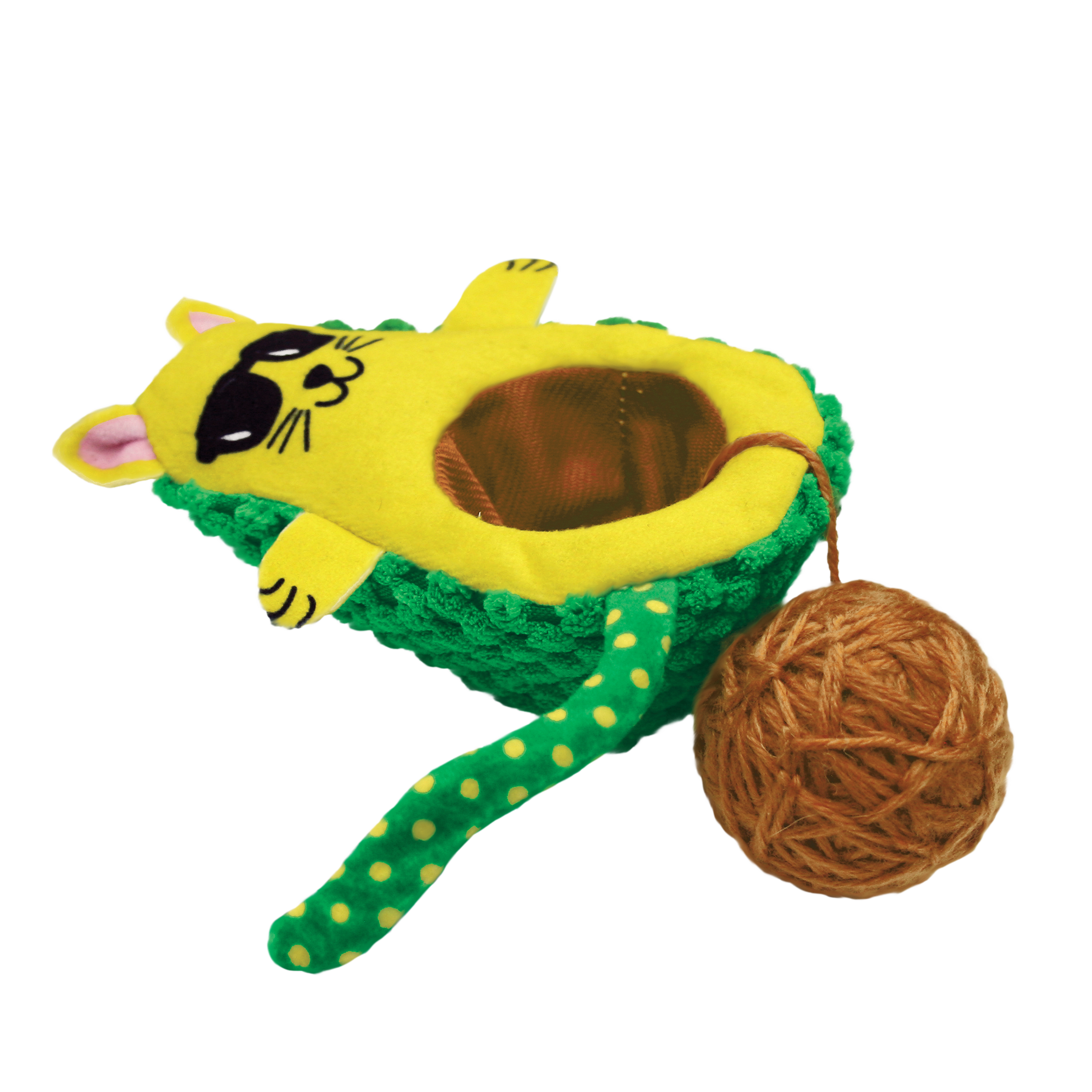 Kong Wrangler Avocato Toy for Cats (Green) Cats-Toys Kong 8cm