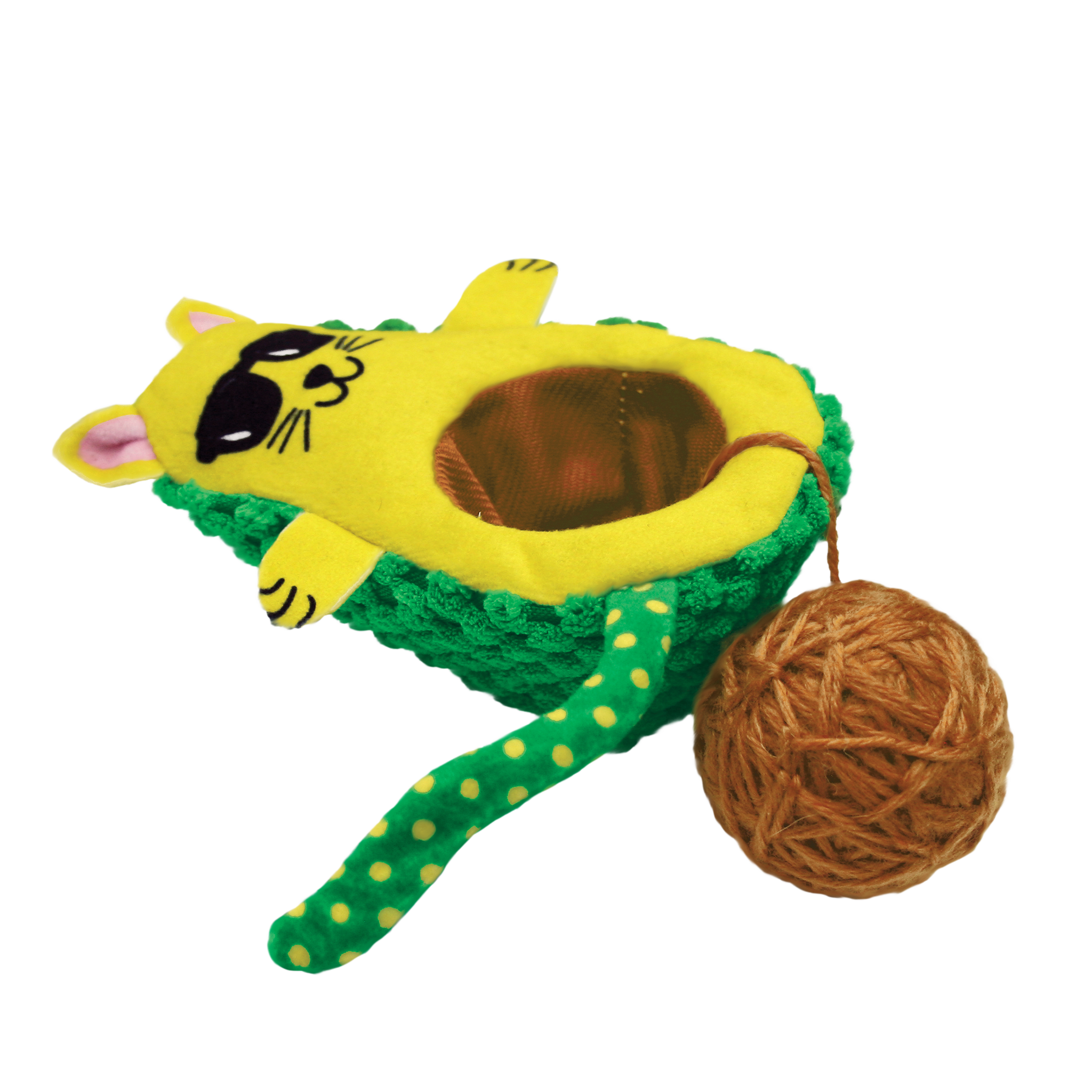 Kong Wrangler Avocato Toy for Cats (Green) Cats-Toys Kong 8cm