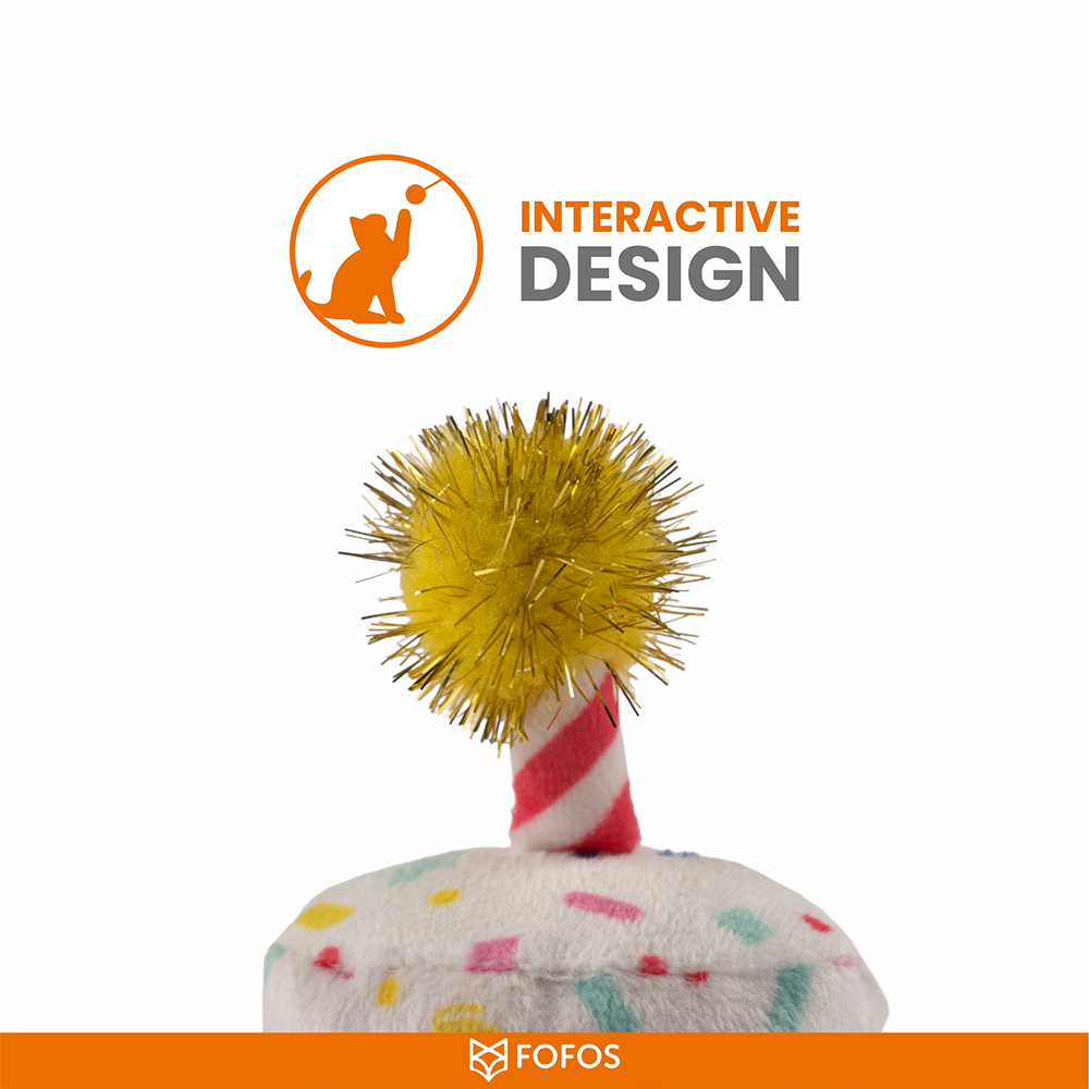 Barkbutler x Fofos Birthday Cake Catnip Toy for Cats Cats-Toys Barkbutler