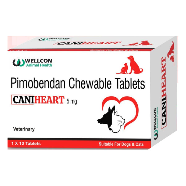 Wellcon Caniheart 5mg Tablet (Pimobendan) for Dogs and Cats