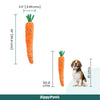 Zippy Paws Carrot Jigglerz Plush Toy for Dogs Dogs-Toys Zippy Paws