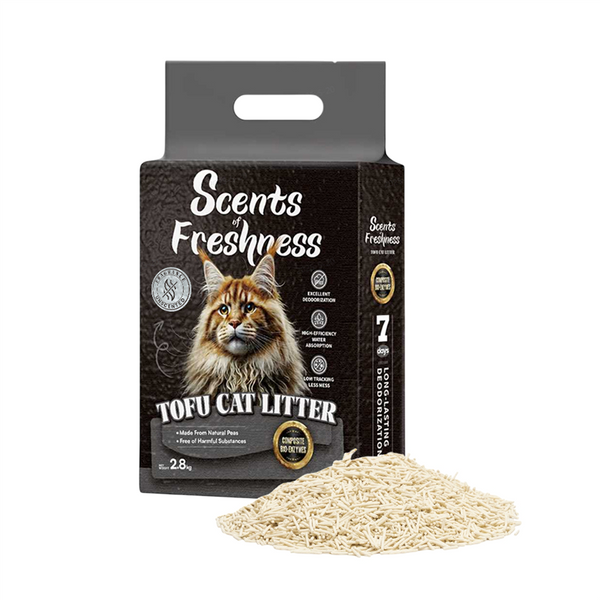 Barkbutler x Scents of Freshness Premium Grade Unscented Original Colour Cat Litter (Grey)