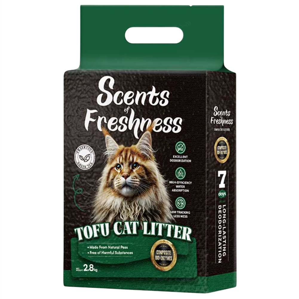 Barkbutler x Scents of Freshness Grade 2 Premium Green Tea Scented Cat Litter Cats-Litter Barkbutler 2.8kg
