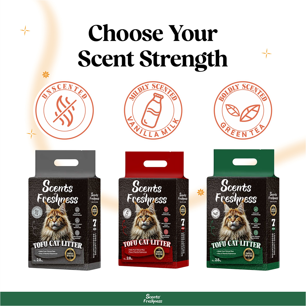 Barkbutler x Scents of Freshness Grade 2 Premium Green Tea Scented Cat Litter Cats-Litter Barkbutler