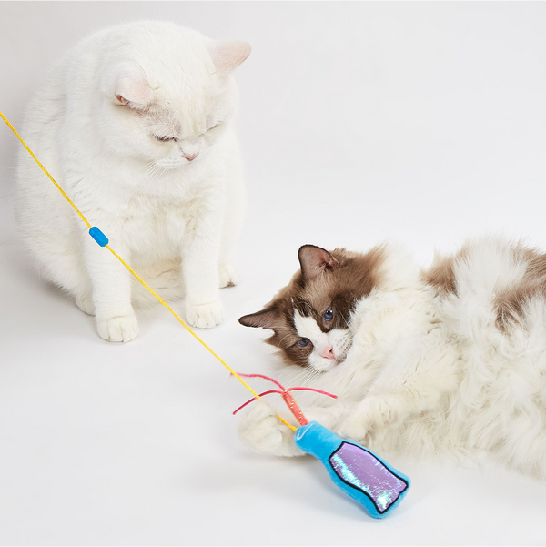 Fofos Wand Hungry Kittens Teaser Toy for Cats