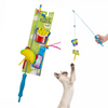 Fofos Wand Hungry Kittens Teaser Toy for Cats Cats-Toys Barkbutler 52cm