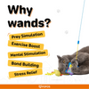Fofos Wand Hungry Kittens Teaser Toy for Cats Cats-Toys Barkbutler