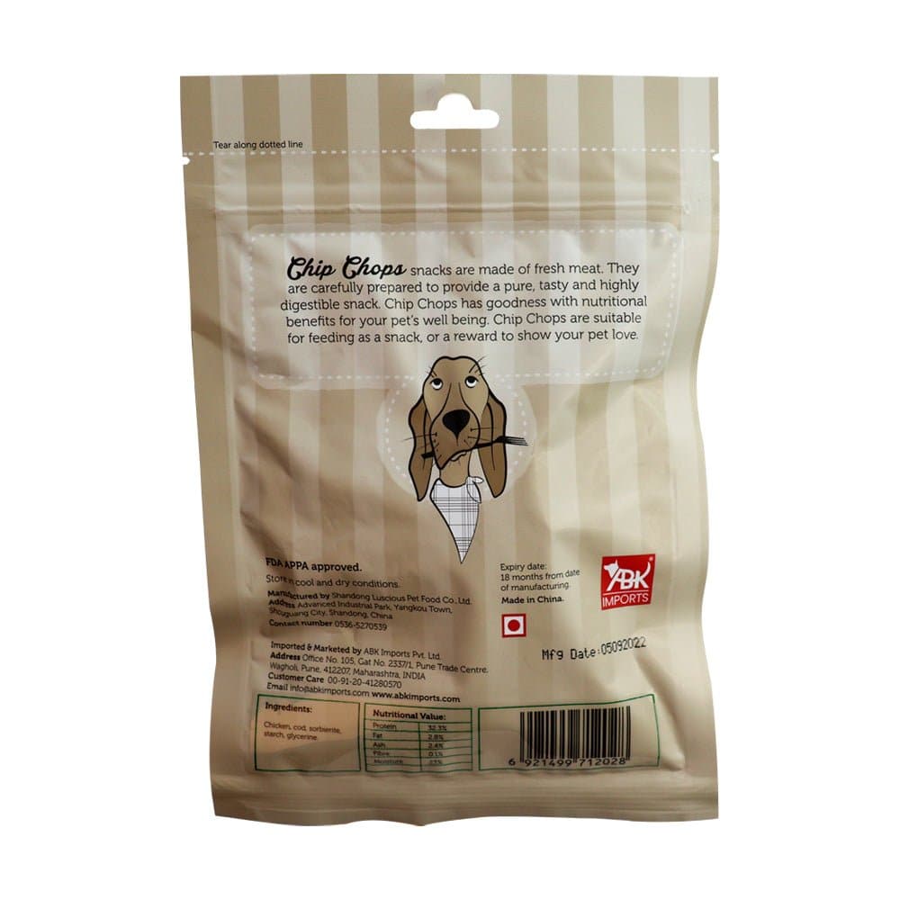 Furlicks Skin & Coat Supplement and Chip Chops Chicken and Codfish Rolls Treats Combo for Dogs Exclusive Combo Exclusive Combo