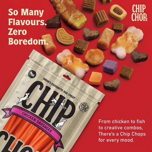 Chip Chops Chicken Sausages Dog Treats