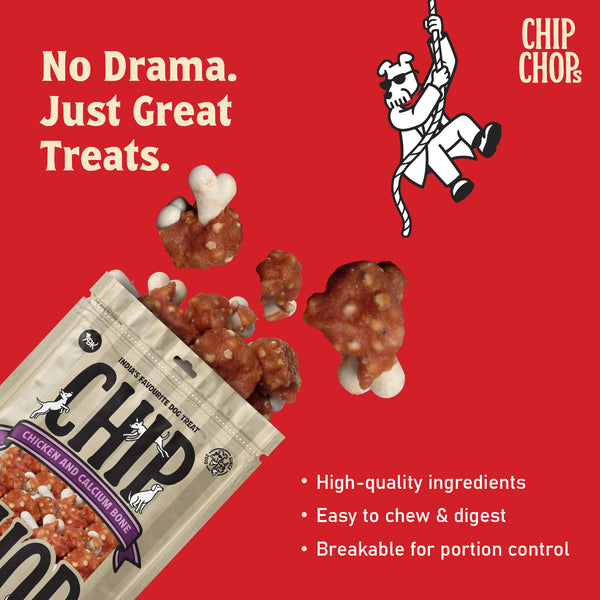Chip Chops Chicken and Calcium Bone Dog Treats