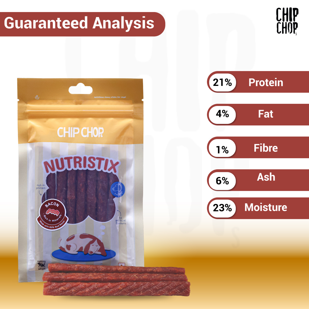 Chip Chops Bacon Nutristix Dog Treats