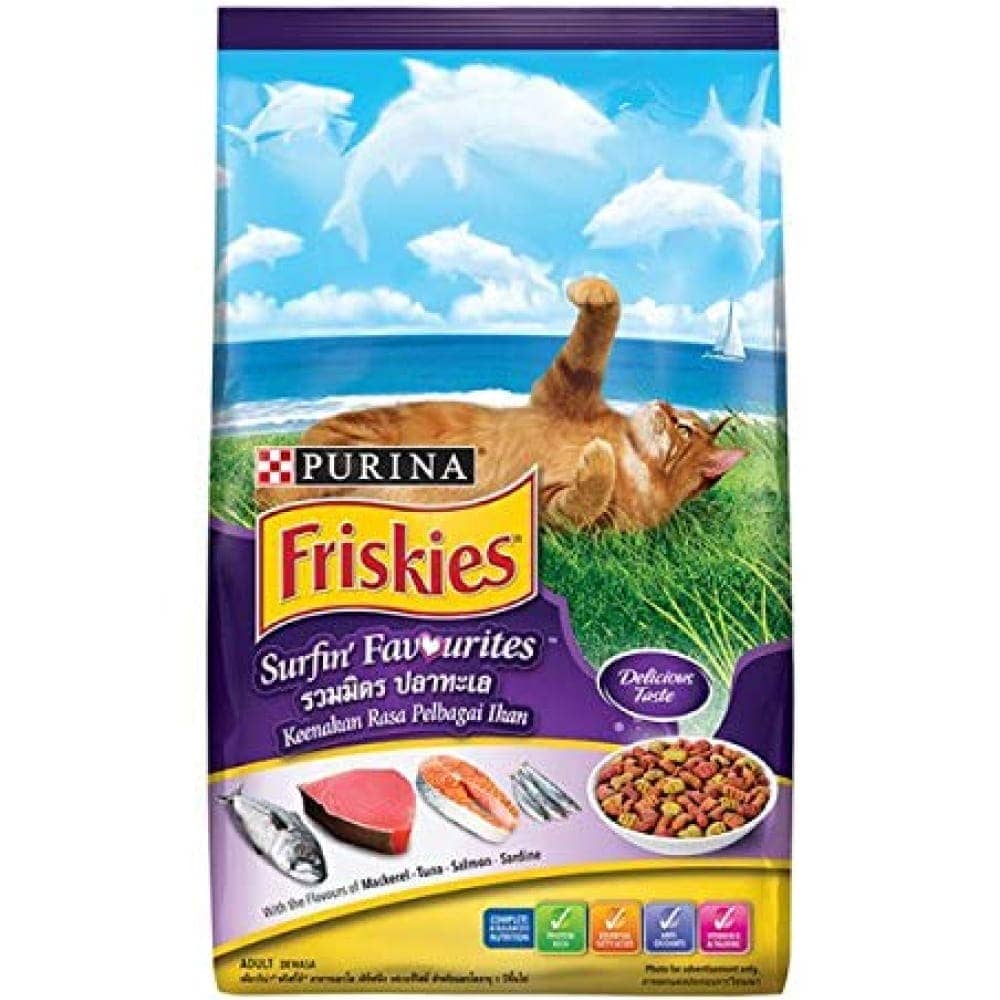Purnia Friskies Surfin Favourites Adult Cat Dry Food Cats- Dry food Friskies