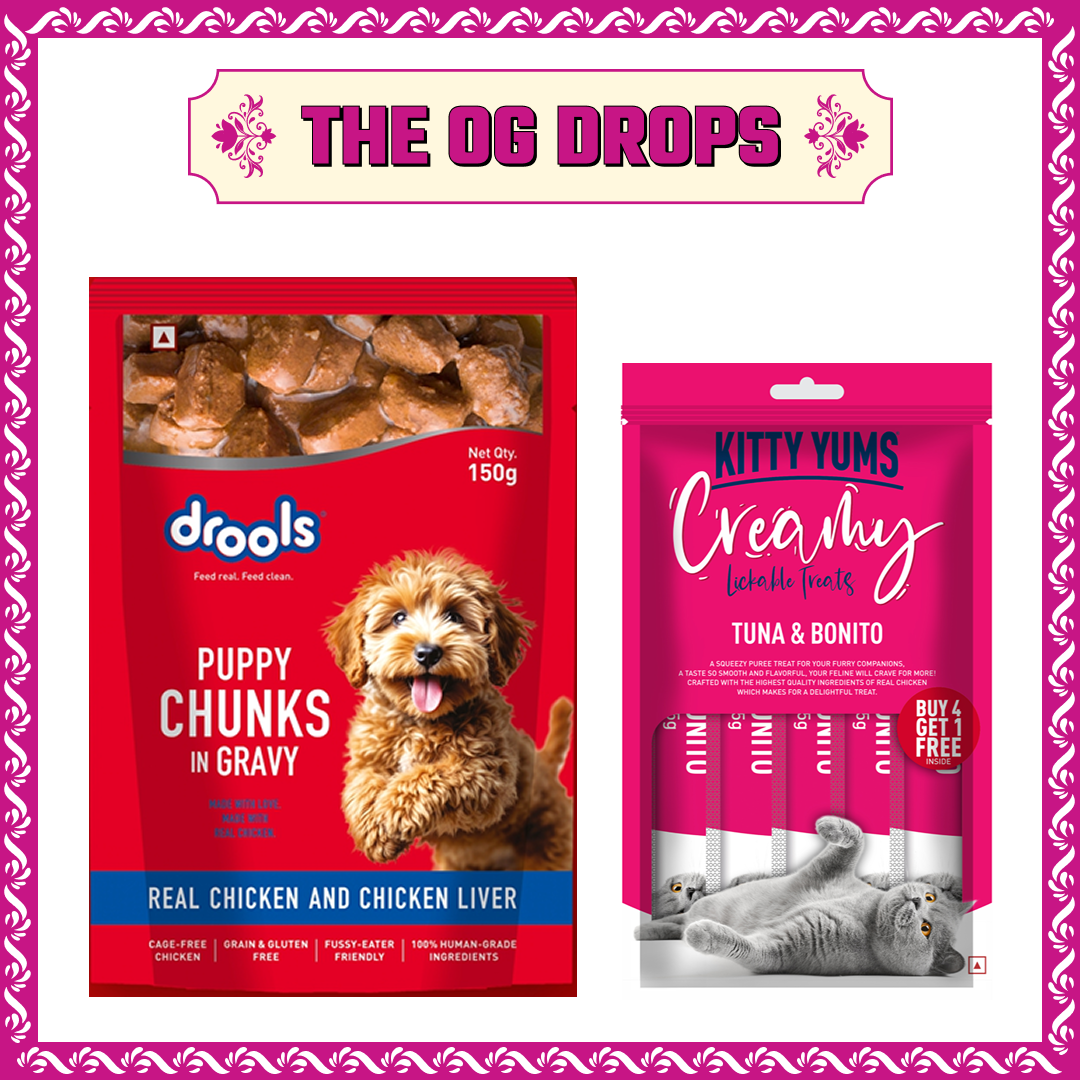 Drools Real Chicken & Chicken Liver Chunks in Gravy Puppy Dog Wet Food Dogs-Wet Food Drools