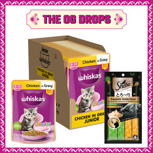 Whiskas Chicken in Gravy Meal Kitten Cat Wet Food