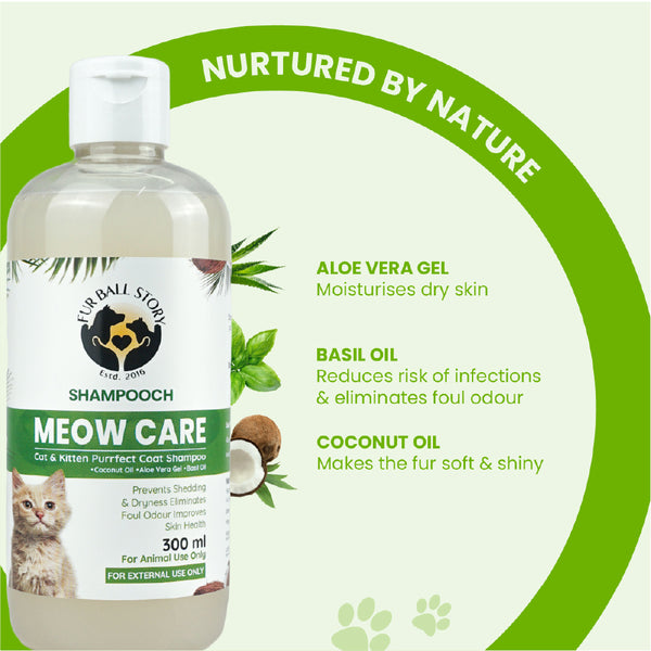 FurBall Story Shampooch Meow Care Shampoo for Cats