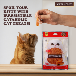 Cataholic Neko Soft Chicken Jerky Sliced Cat Treats