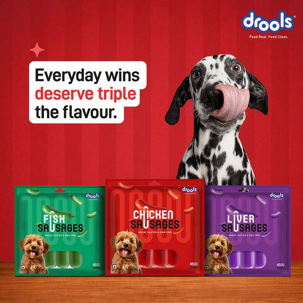 Drools Chicken Sausages Dog Treats