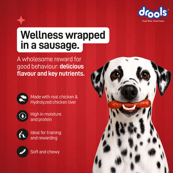 Drools Chicken Sausages Dog Treats