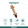 Zippy Paws Chipmunk Jigglerz Plush Toy for Dogs Dogs-Toys Zippy Paws