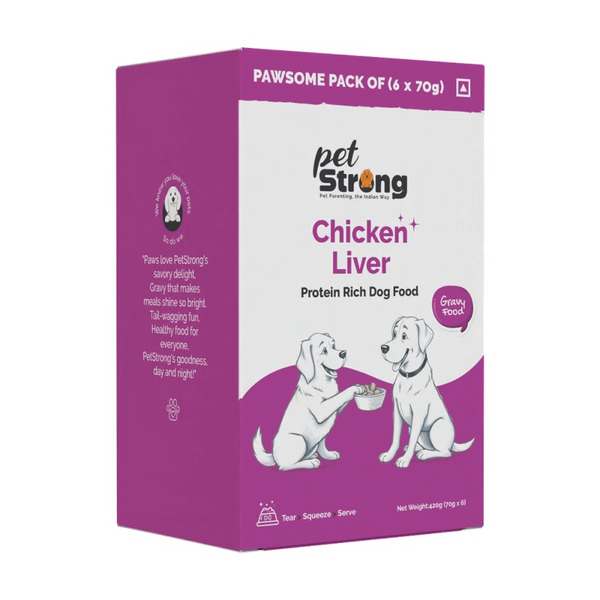 PetStrong Chicken Liver in Gravy Wet Food for Dogs