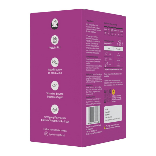 PetStrong Chicken Liver in Gravy Wet Food for Dogs