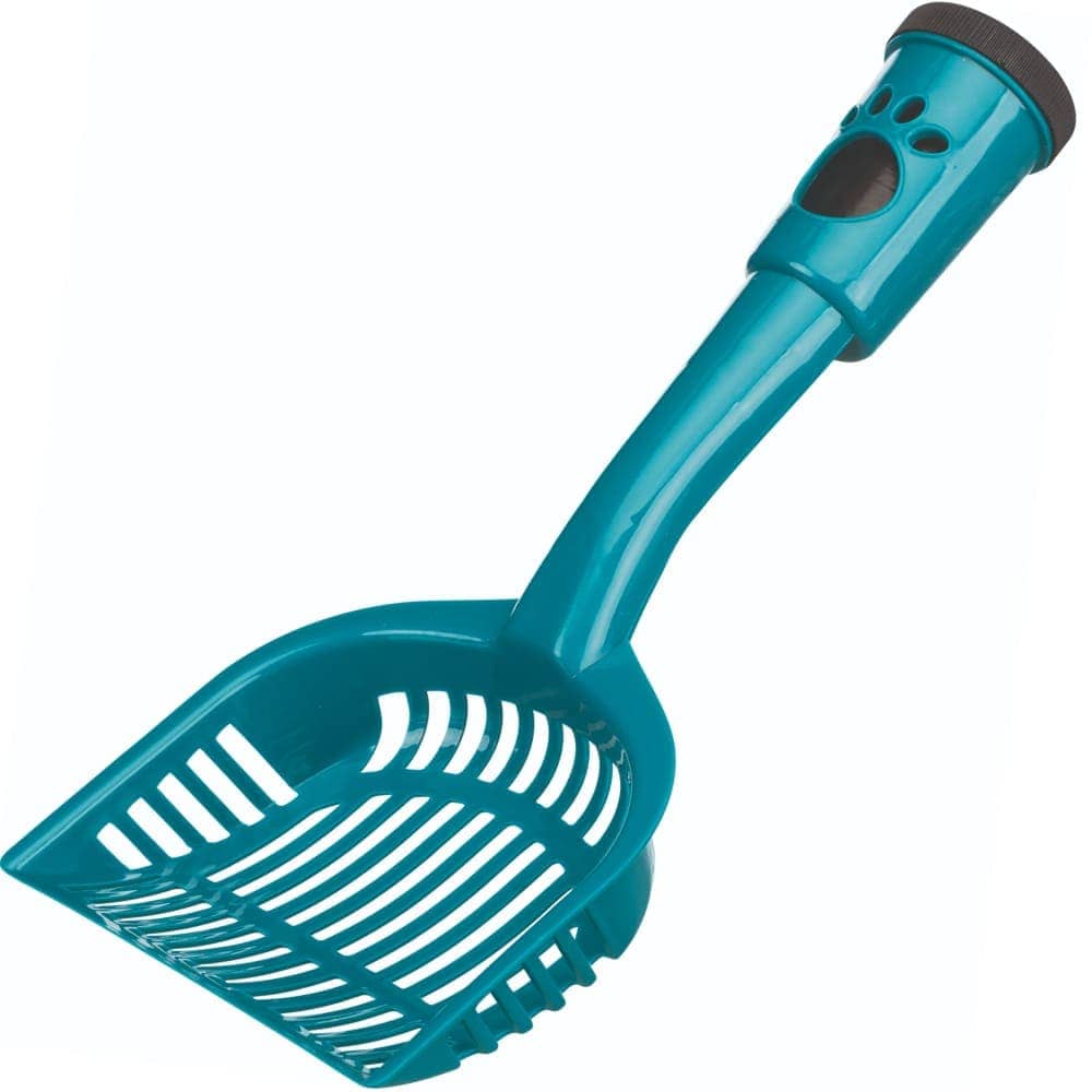Trixie Litter Scoop with 20 Dirt Bags for Cats (Turquoise) Litter Supplies Trixie M