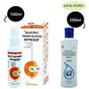 Vetoquinol Dermichlor Spray (100ml) and Intas Conaseb Shampoo (200ml) for Dogs & Cats Combo Both-Pharmacy Exclusive Combo 100ml+200ml