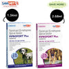 Savavet Fiprofort Plus Tick & Flea Control Spot On for Dogs 10-20kg and 20-40kg Combo Dogs-Pharmacy Savavet Pharmacy 10-20kg (1.34ml) + 20-40kg (2.68ml)