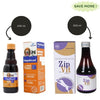 Intas Zipvit Multi Vitamin Supplement (200ml) And Mankind Hepamust Liver Tonic Appetite Booster for Dogs and Cats (200ml) Combo Both-Pharmacy Exclusive Combo 200mL + 200mL