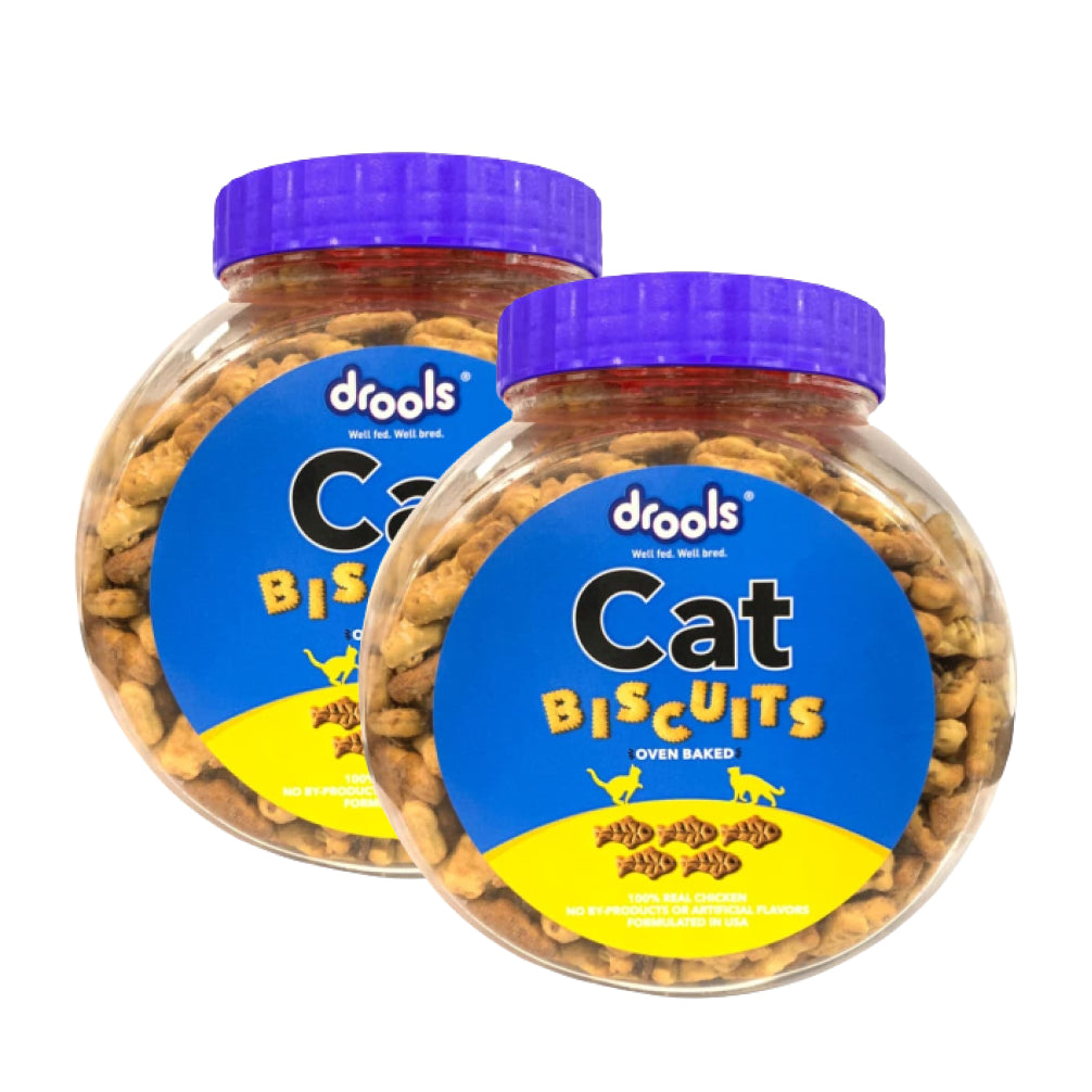Drools Biscuit Cat Treat (110g) Cats-Treats & Others Drools 2x110g
