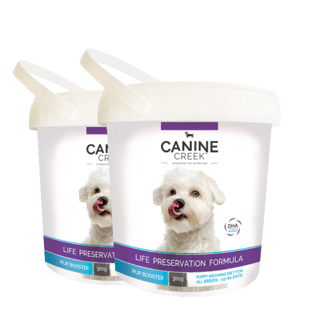 Canine Creek Pup Booster Puppy Weaning Diet for All Breeds Dogs-Health & Wellness Canine Creek 2x300g