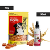Natural Remedies Shine Me Up Hair Serum & Henlo Chicken Pops High Protein Treats Dog Combo Exclusive Combo Exclusive Combo 90mL+70g