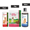 Natural Remedies Lush Me Up Shampoo, Digestive Bites Treats & Topicure Wound Healing Spray Dog Combo Exclusive Combo Natural Remedies 90mL+75g+75mL