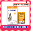 Purepet Real Chicken Adult Dry Cat Food Cats- Dry food Purepet 7kg+75g Treat Free