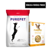 Purepet Meat and Rice Adult Dog Dry Food Dogs- Dry Food Purepet 10kg+100g Fresh Food Free