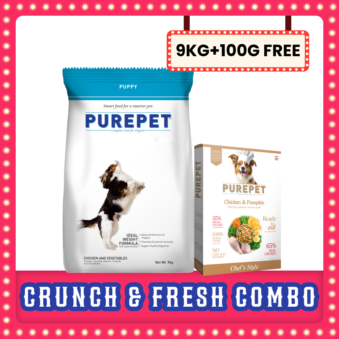 Purepet Chicken & Vegetable Puppy Dog Dry Food