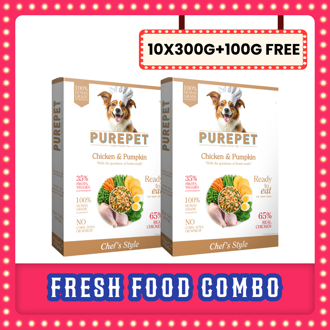 Purepet Chicken and Pumpkin Fresh Food for Dogs