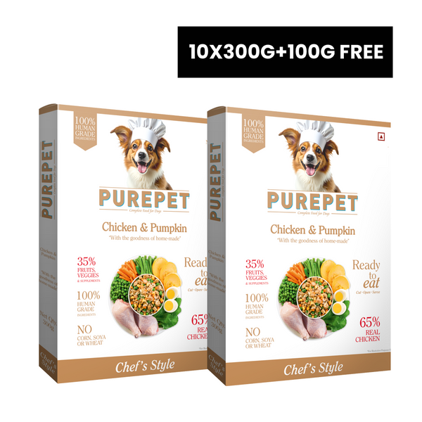 Purepet Chicken and Pumpkin Fresh Food for Dogs