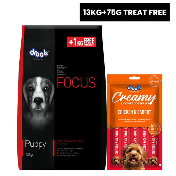 Drools Focus Super Premium Puppy Dog Dry Food | Corn & Wheat Free Formula